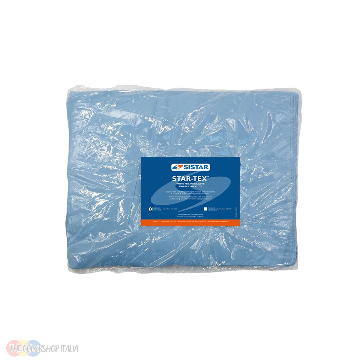 Panni Sistar Star-Tex per antisilicone e pulizia, confezione da 100 pezzi 37x50 cm