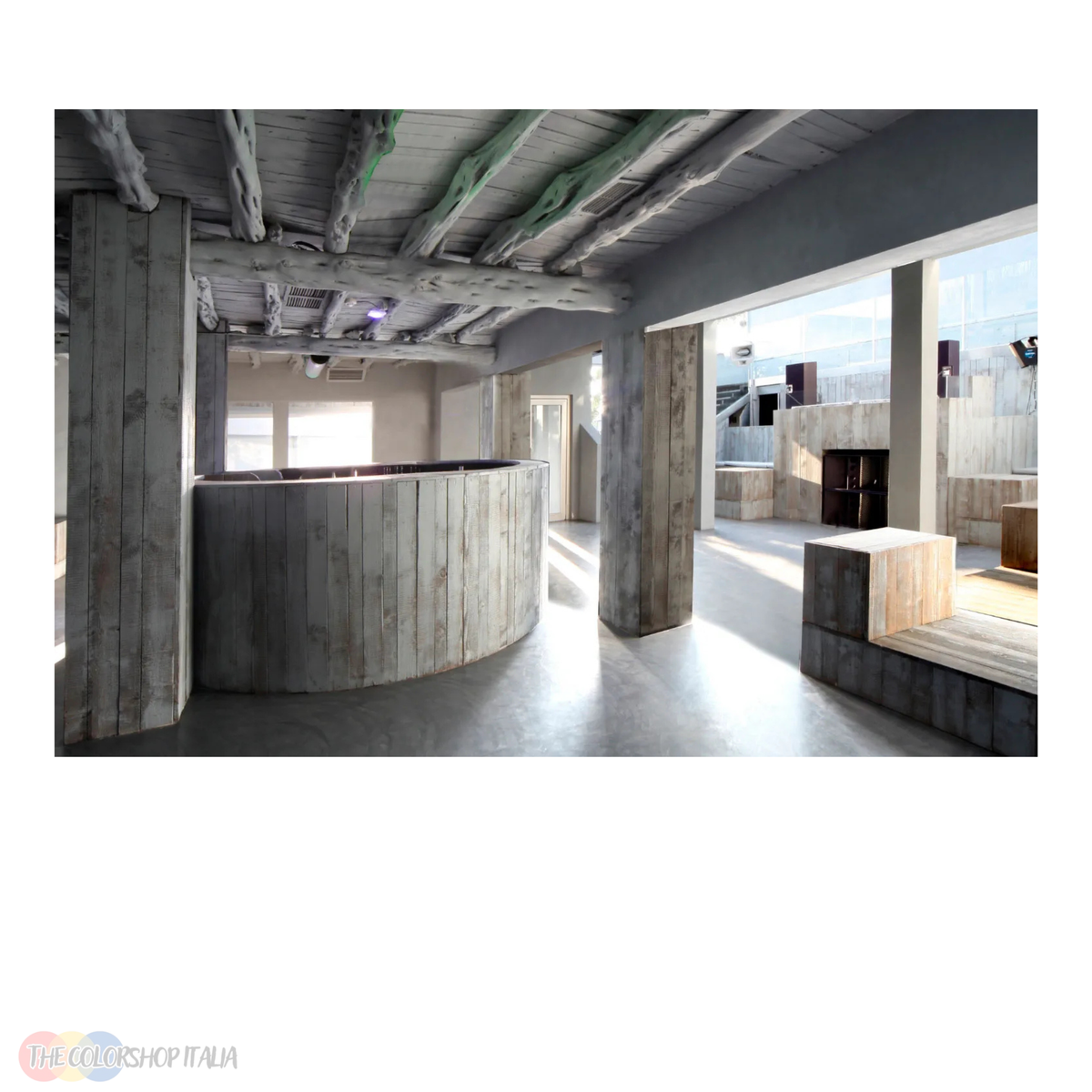 Decorativo materico a base calce Oikos Cemento Materico per pareti interne effetto cemento — immagine 3 di 3