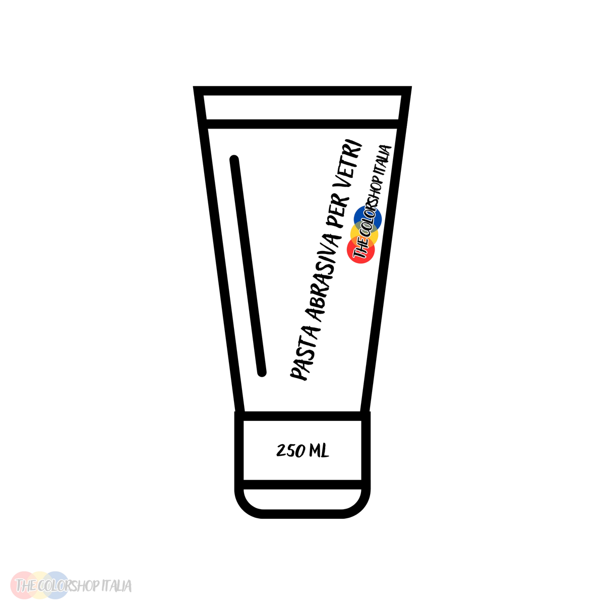 Pasta abrasiva X-P da 250 ml per la lucidatura dei vetri e la rimozione dei segni superficiali
