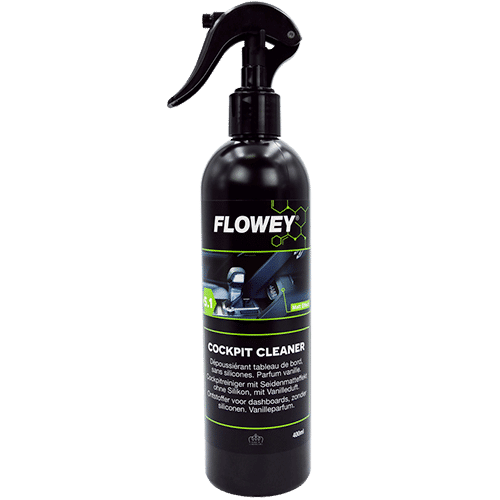 Detergente Flowey Cockpit Cleaner 5.1 per la pulizia di cruscotti e plastiche interne dell'auto