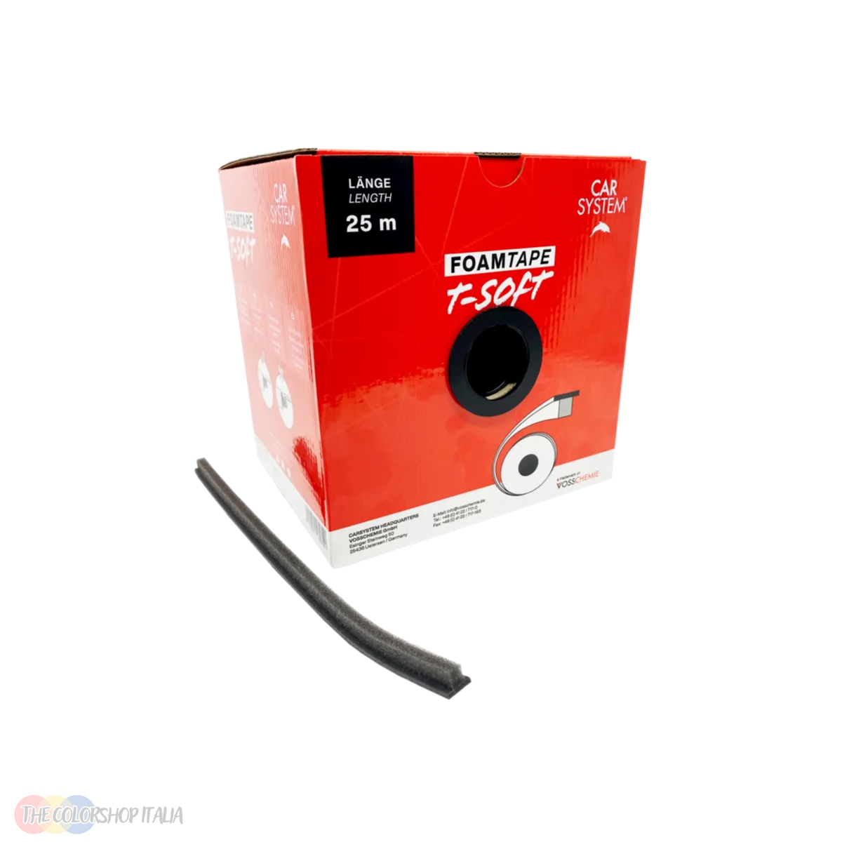 Nastro in schiuma Car System Foam Tape T-Soft per la mascheratura professionale dei cordoli