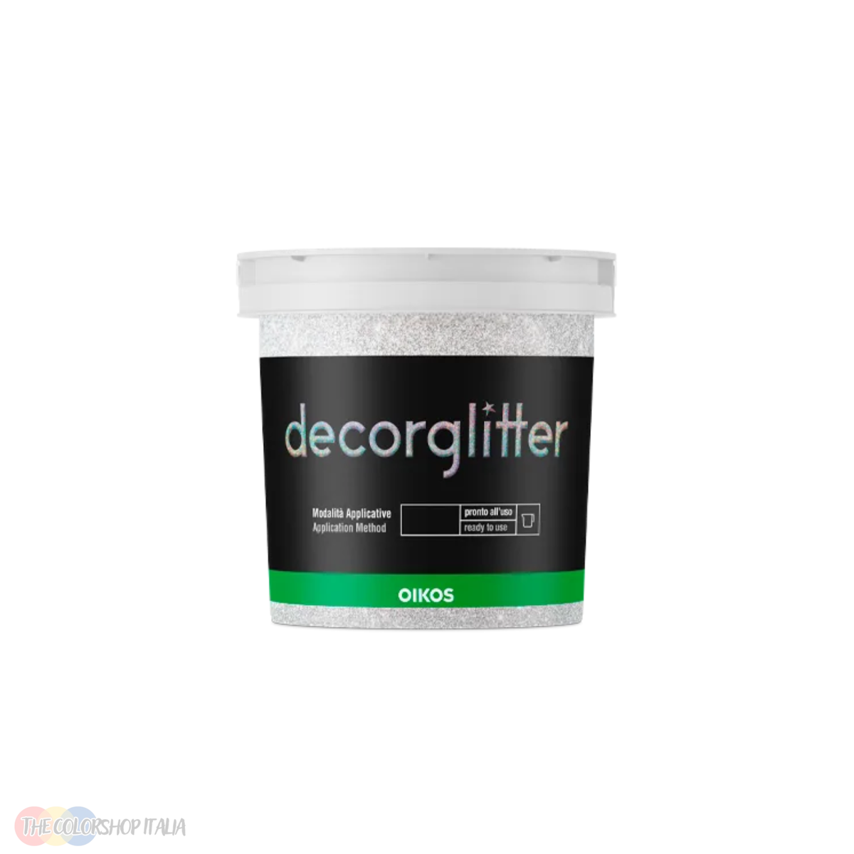 Glitter in gel Oikos Decorglitter da disperdere nella pittura per finiture decorative — immagine 1 di 2