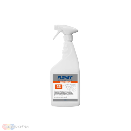 Crema ravvivante Flowey Cockpit Cream C3 per cruscotti e plastiche interne dell'auto