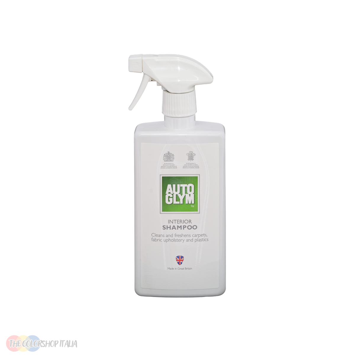 Shampoo detergente Autoglym per la pulizia di tappezzerie, moquette e rivestimenti interni auto