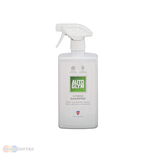 Shampoo detergente Autoglym per la pulizia di tappezzerie, moquette e rivestimenti interni auto