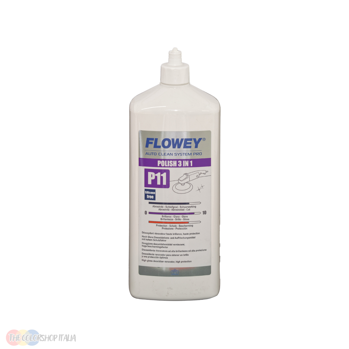 Polish polivalente Flowey P11 Polish 3in1 per taglio, lucidatura e protezione in un solo passaggio