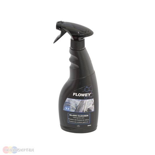 Detergente Flowey 7.1 per la pulizia di vetri e cristalli dell'auto senza lasciare aloni