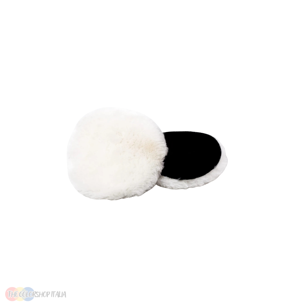Tampone cucito in lana merinos X-P da 135 mm per la lucidatura rotativa della carrozzeria