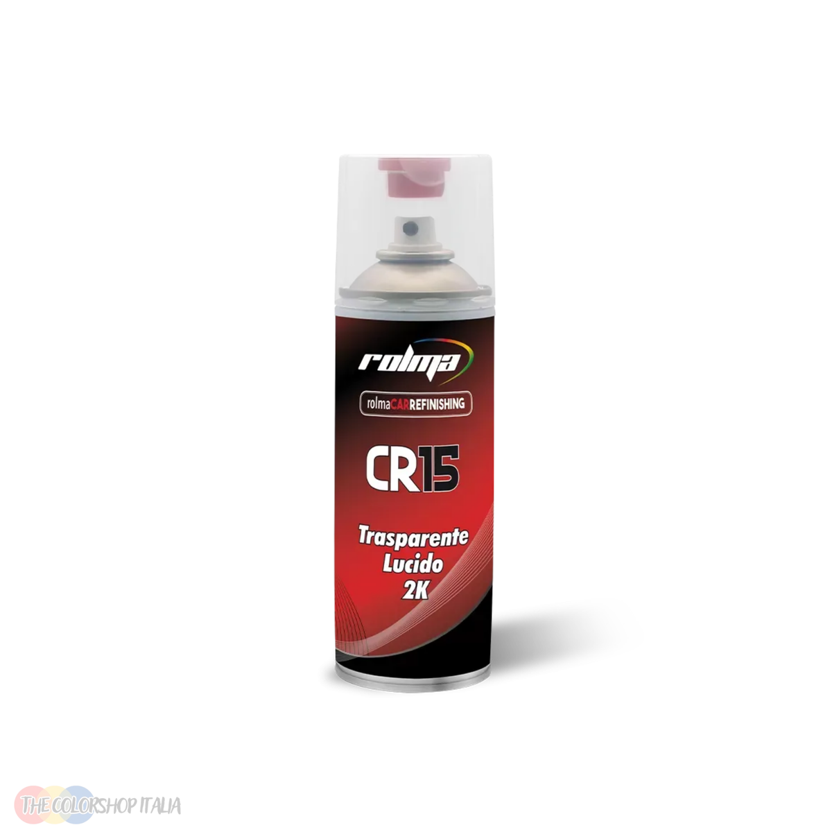 Trasparente spray bicomponente Rolma CR15 2K per la finitura di ritocchi e riparazioni
