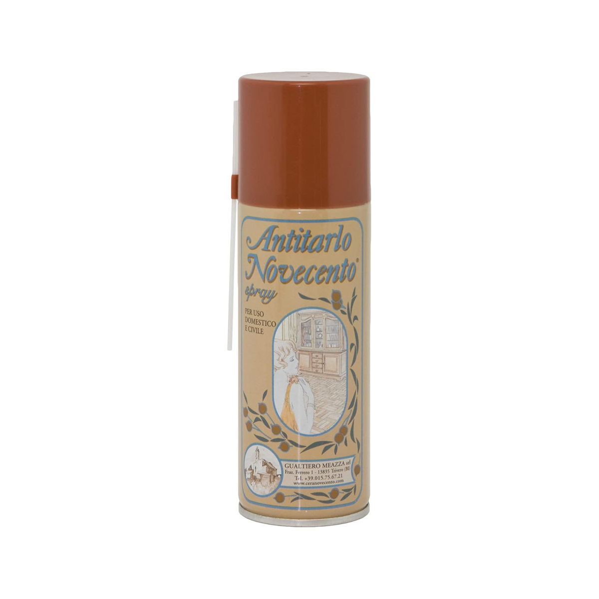 Antitarlo spray Novecento da 200 ml per il trattamento localizzato del legno