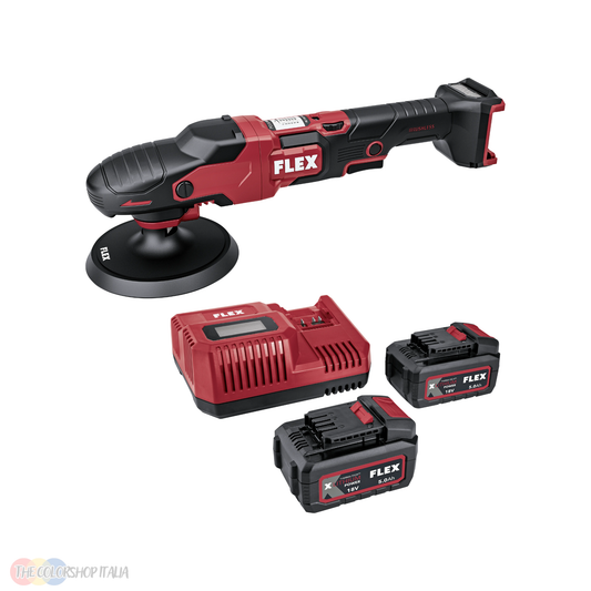 Lucidatrice rotativa a batteria Flex PE 150 18-EC da 18 V con motore brushless senza spazzole