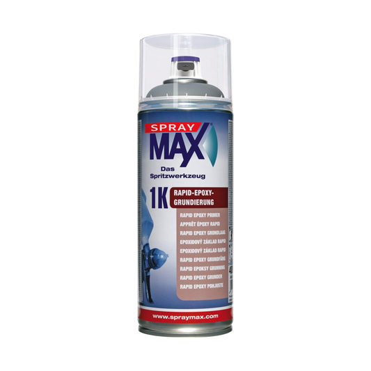 Fondo epossidico spray SprayMax Epoxy Primer per la protezione anticorrosiva delle lamiere nude — immagine 1 di 2