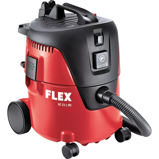 Aspiratore di sicurezza Flex VC 21 L MC classe L da 20 litri e 1000 W per polveri di carteggiatura