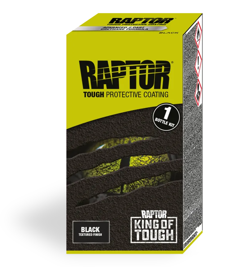 Kit vernice Raptor A+B, rivestimento protettivo ad alta resistenza per cassoni e sottoscocca — immagine 1 di 2