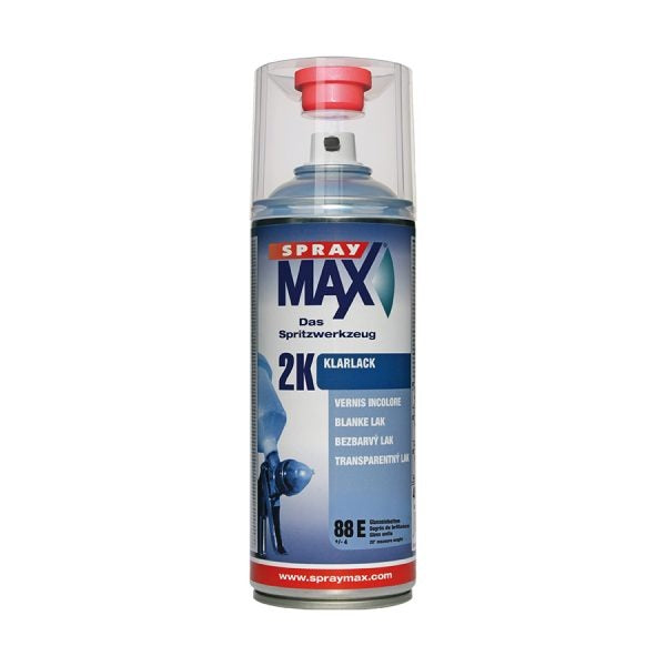 Trasparente spray bicomponente SprayMax 2K per la finitura professionale di auto e moto