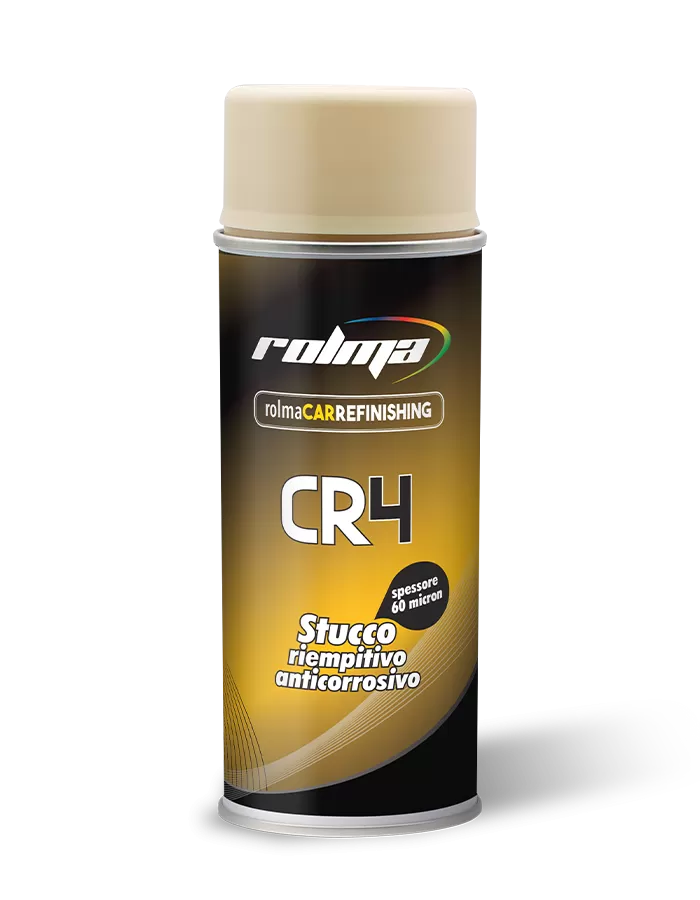 Stucco spray riempitivo anticorrosivo carteggiabile Rolma CR4 per piccole imperfezioni