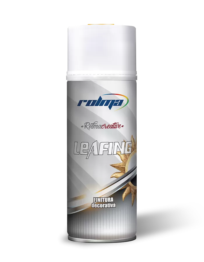 Finitura decorativa spray satinata Rolma Leafing per effetti metallici su superfici e dettagli — immagine 1 di 2