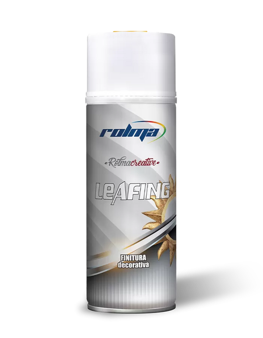 Finitura decorativa spray satinata Rolma Leafing per effetti metallici su superfici e dettagli — immagine 1 di 2