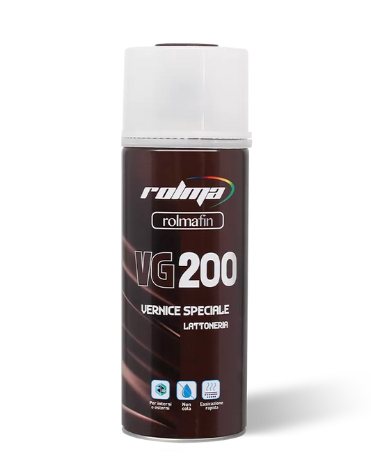 Vernice spray semilucida Rolma VG per la verniciatura di lattoneria e profili metallici — immagine 1 di 2