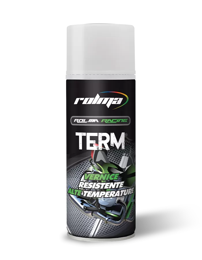 Vernice spray Rolma Term resistente alle alte temperature per collettori e parti calde — immagine 1 di 2