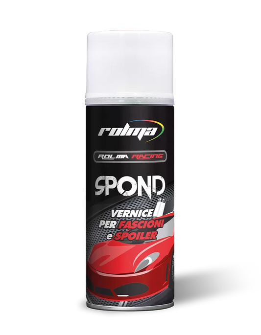 Vernice spray Rolma Spond per il ripristino di fascioni, spoiler e plastiche esterne — immagine 1 di 2