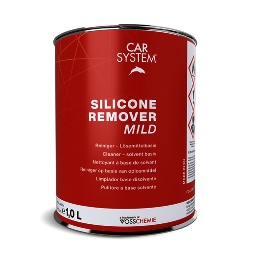 Sgrassatore solvente antisilicone Car System Silicone Remover Mild per la pulizia pre-verniciatura