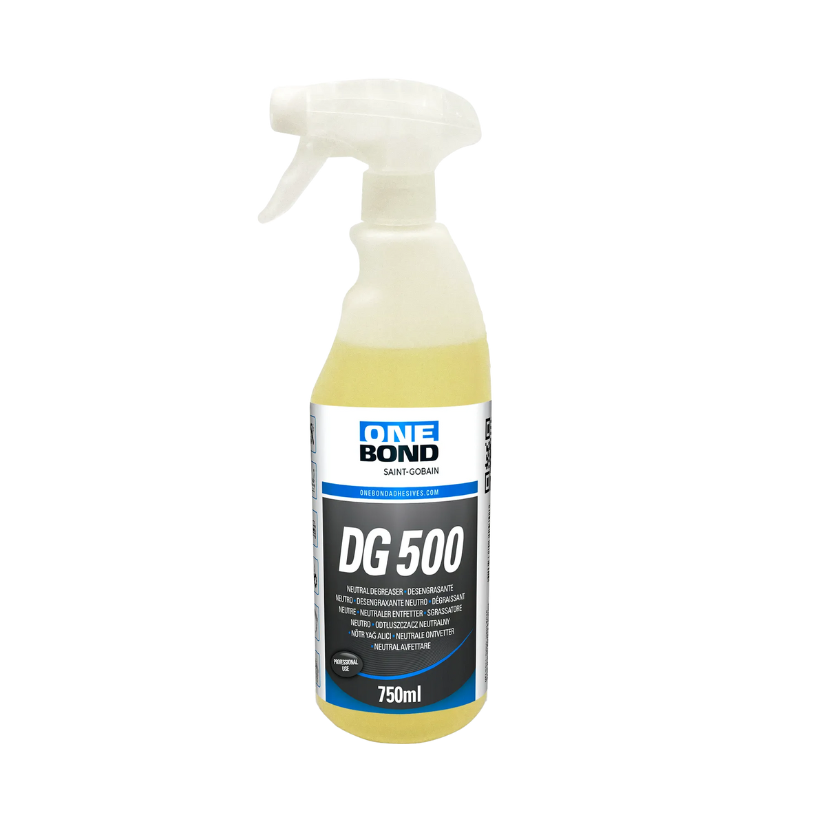 Detergente sgrassante a base di tensioattivi Onebond DG 500 per la pulizia delle superfici