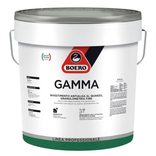 Pittura al quarzo antialga Boero Gamma per la protezione e la finitura delle facciate
