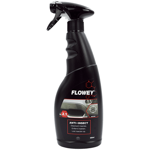 Detergente alcalino Flowey Anti Insect 2.1 per rimuovere residui di insetti dalla carrozzeria