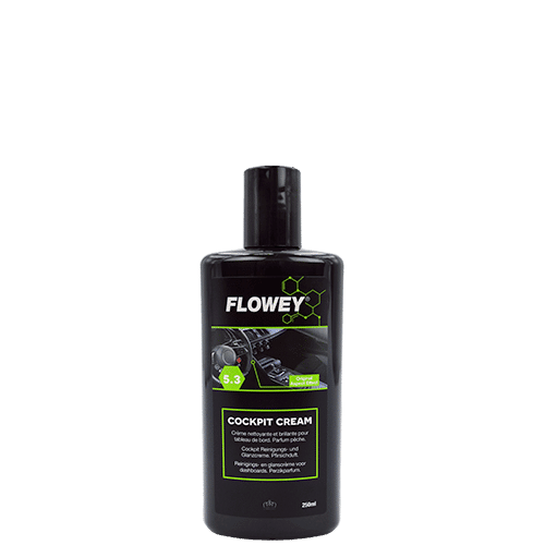 Detergente ravvivante Flowey Cockpit Cream 5.3 per cruscotti e plastiche interne dell'auto