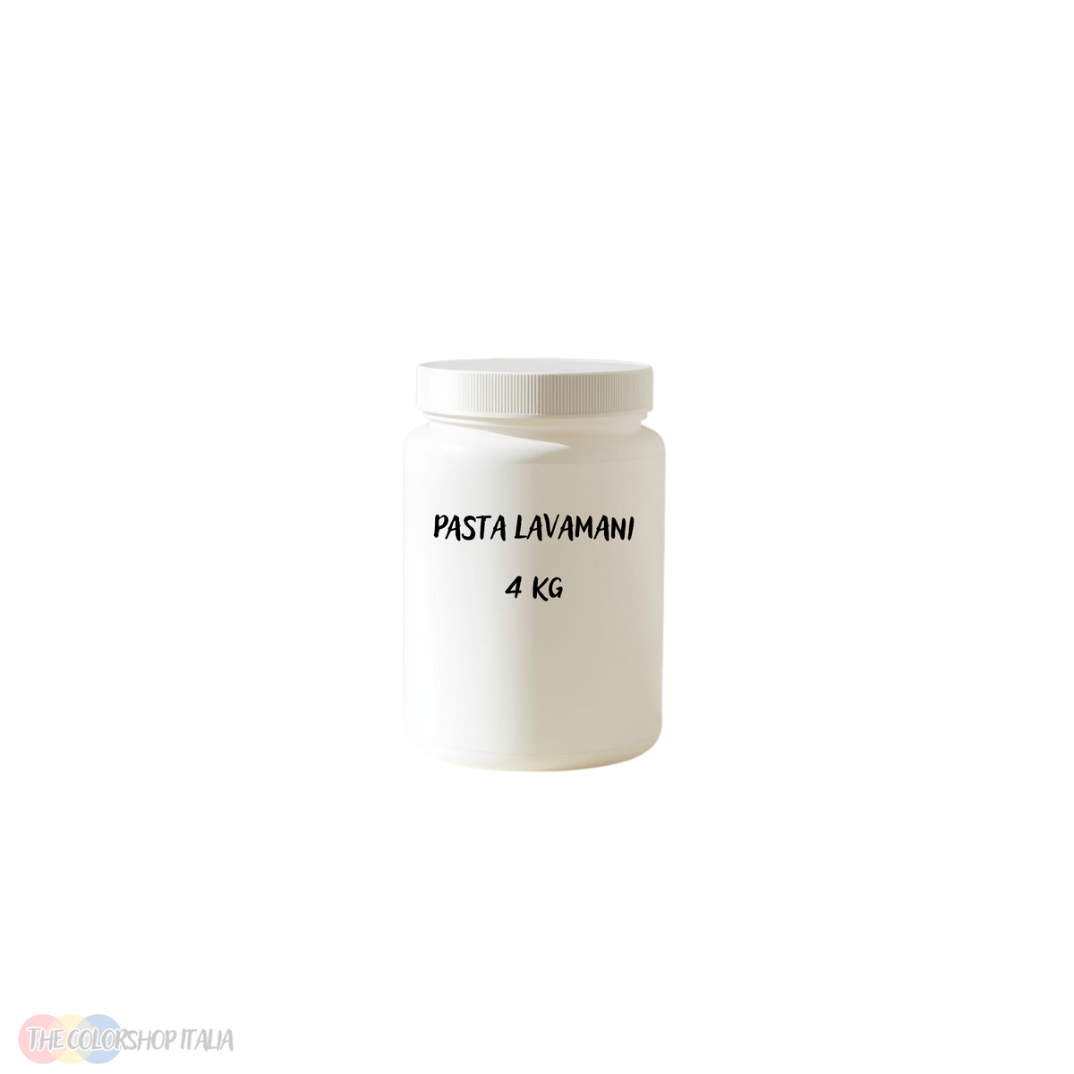 Pasta lavamani TheColorShop da 4 kg per rimuovere vernici e grasso dalle mani in officina