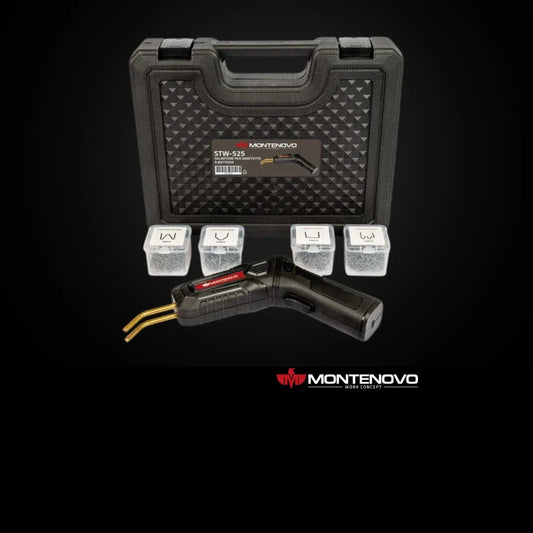 Saldatore a batteria Montenovo STW-525 per graffette di riparazione delle plastiche auto