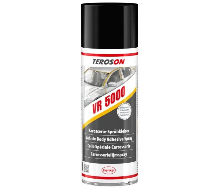 Adesivo spray Teroson VR5000 per il fissaggio di tappezzerie e rivestimenti interni dei veicoli