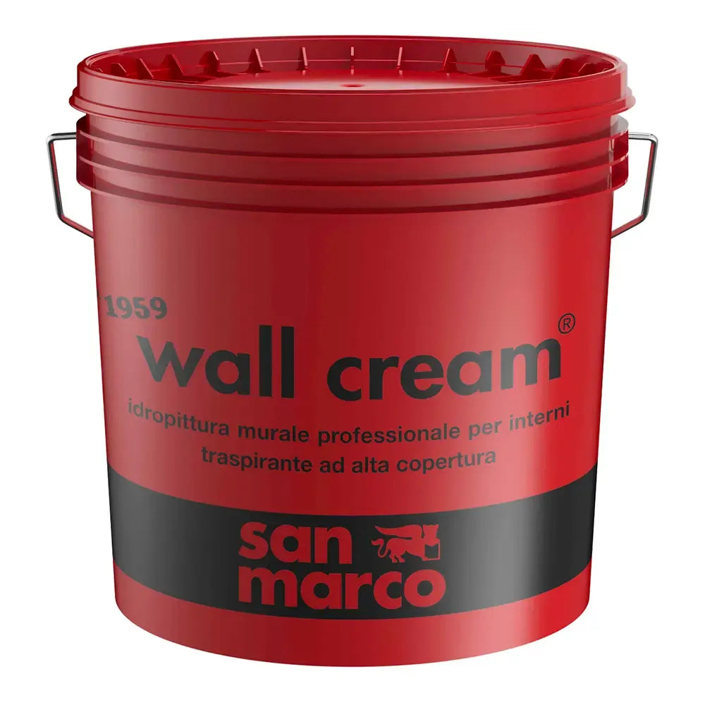 Pittura traspirante per interni San Marco Wall Cream in confezione da 14 litri